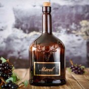 تصویر بطری مدل مارال - ماهگونی 