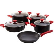 تصویر سرویس قابلمه هاردآنادایزد کارال مدل پادیشا (9 پارچه) Karal Hard-Anodized Padisha Cookware Set 9 Pieces