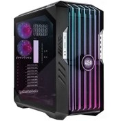 تصویر کیس کامپیوتر کولر مستر HAF 700 Evo RGB Full Tower مشکی Cooler Master HAF 700 Evo RGB Full Tower Black Computer Case
