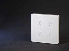 تصویر کلید چهار پل تاچ لمسی روشنایی ایرانی مدل ساده فراهوش، ساخت ایران Farahoush Quad-Pole Simple Touch Switch