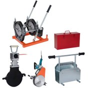 تصویر دستگاه جوش پلی اتیلن 63-200 میلیمتر دو فک اهرم دستی 