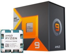 تصویر پردازنده کامپیوتر ای ام دی مدل RYZEN 9 7950X3D BOX AMD  RYZEN 9 7950X3D BOX Computer Processor