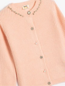 تصویر ژاکت کش باف پشمی بچگانه کوتون koton 