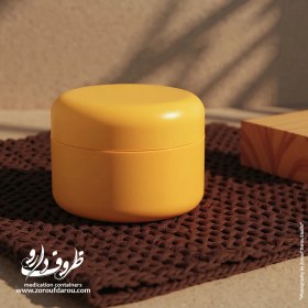 تصویر قوطی کرم مات ( 50 گرمی ) - خردلی / 100 عددی 