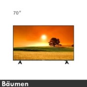 تصویر تلویزیون ال ای دی هوشمند بویمن 70 اینچ مدل مدل 70KAE3140UW Bauman 70 inch smart LED TV model 70KAE3140UW