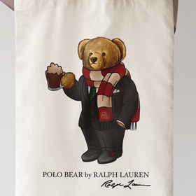 تصویر توت بگ تدی teddi bear tote bag