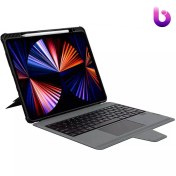 تصویر کیف کلاسوری کیبورد دار نیلکین مناسب تبلت اپل iPad Pro 12.9 
