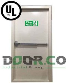 تصویر درب ضد حریق سفید کد MFR04 فلزی 