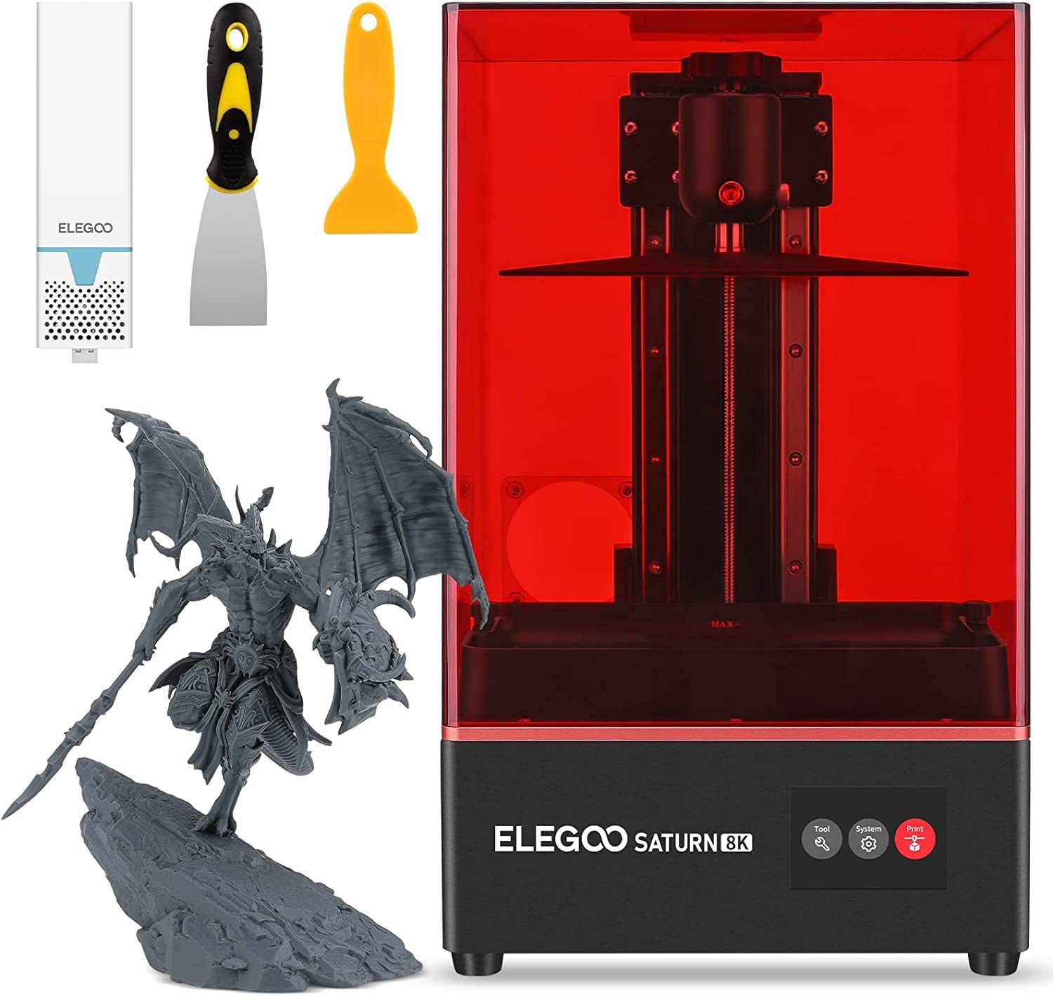 ELEGOO Mercury X Bundle with Separate Washing Station and Curing Station  for Large Resin 3D Prints 