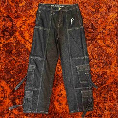 تصویر کارگو جین Purpill آلمان Purpill Multi Pocket Cargo Denim