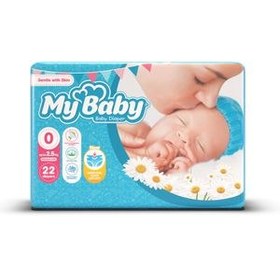 تصویر پوشک مای بیبی Chamomile سایز 0 بسته 22 عددی My baby Chamomile diaper size 0 pack of 22