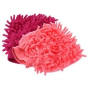 تصویر دستکش نظافت ماکارونی دورو میکروفایبر 