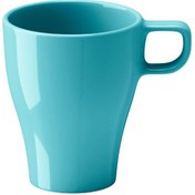 تصویر ماگ سرامیکی 250 سی سی ایکیا رنگ فیروزه ای مدل FÄRGRIK IKEA FÄRGRIK Mug turquoise 25 cl