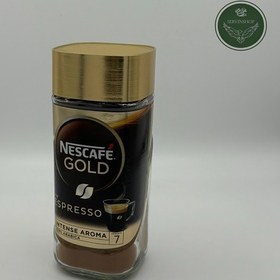 تصویر قهوه اسپرسو فوری نسکافه گلد 200گرمnescofe goldارسال رایگان 