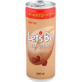 تصویر نوشیدنی سرد و گرم کاپوچینو letsbe با حجم 240 میلی لیتر letsbe lotte cappuccino 240ml