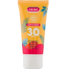 تصویر ضد آفتاب Spf30 حجم 50میل ببک Bbk Spf30 Sunscreen 50ml