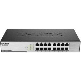 تصویر سوییچ دی-لینک مدل DES-1016D ظرفیت ۱۶ پورت غیر مدیریتی 