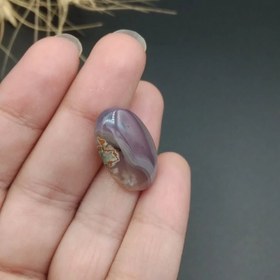 تصویر نگین عقیق شجر سلیمانی فردوس اصل طبیعی کد 8826 