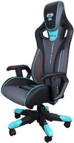 تصویر صندلی گیمینگ E-BLUE COBRA GAMING CHAIR - BLUE-ارسال 20 روز کاری 