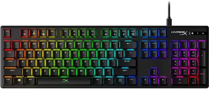 تصویر کیبورد گیمینگ باسیم هایپرایکس مدل Alloy Origins Aqua Switch HyperX Alloy Origins Aqua Switch Mechanical Gaming Keyboard