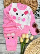 تصویر ست نوزادی بلوز و شلوار طرح اسب تک شاخ سایز ۳ تا ۶ ماه 