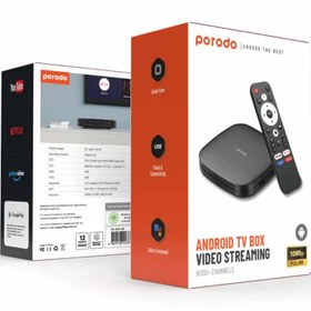 تصویر اندروید تی وی پرودو Porodo Android TV Box Video Streaming 