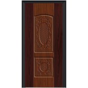 تصویر درب ملامینه HPL طرح صفری - دو رو HPL HPL melamine door, Safari design