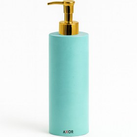 تصویر جا مایع دستشویی سنگی AXOR مدل مارکو (Marco) رنگ سبزآبی کد bjmcoa 