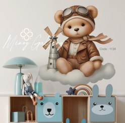 تصویر استیکر دیواری مینوی گالری کد 1138 