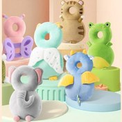 تصویر محافظ سر کودک طرح یونیکورن 