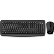 تصویر کیبورد و ماوس بی سیم جنیوس مدل KM-8100 Genius KM-8100 Wireless Keyboard and Mouse