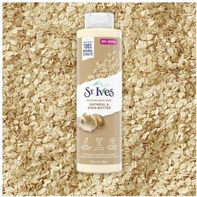 تصویر شامپو بدن سنت ایوزمدل OATMEAL &amp; SHEA BUTTER St. Ives OATMEAL &amp; SHEA BUTTER Body Shampoo-650ml