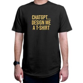 تصویر تیشرت برنامه نویسی طرح chatgpt design me a t-shirt 