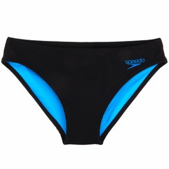 تصویر مایو اسلیپ مردانه طرح speedo مشکی 