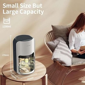تصویر رطوبت‌گیر OMISOON OZ06CS، سفید، ۱۲۰۰ میلی‌لیتر 