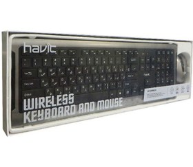 تصویر کیبورد و ماوس بی سیم هویت مدل HV-KB598GCM Havit HV-KB598GCM wireless Keyboard and Mouse