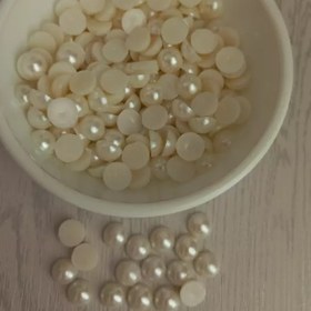 تصویر مروارید لپه ای سایز 10 میل ،بسته 20 گرمی 