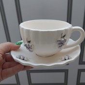 تصویر فنجان نعلبکی ست لته خوری 