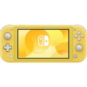 تصویر کنسول بازی Nintendo Switch Lite رنگ زرد (Yellow) کارکرده کپی خور فول گیم به همراه کارت حافظه 256 گیگ 