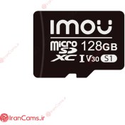 تصویر کارت حافظه microSDXC آیمو IMOU مدل S1 کلاس 10 استاندارد UHS-I U3 سرعت 95MBps ظرفیت 128 گیگابایت 