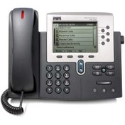 تصویر تلفن VoIP سیسکو تحت شبکه مدل 7961G استوک 