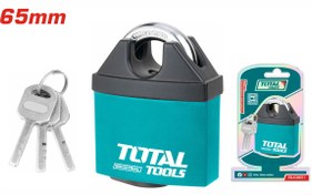 تصویر قفل آویز ضدآب سایز 65 میلیمتر توتال مدل TBLK38651 TBLK38651 Iron Padlock