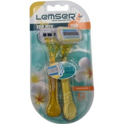 تصویر بسته 2 عددی خود تراش 4 لبه لمسر 