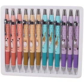 تصویر مداد نوکی میکرو ۰.۵ میلی متر طرح گربه بسته ۱۲ عددی 