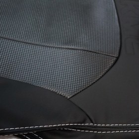 تصویر روکش صندلی چرمی خودرو سوشیانت مدل 26 مناسب برای KMC J7 به همراه پشت گردنی 