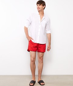 تصویر خرید اینترنتی مایو مردانه قرمز السی وایکیکی S2H891Z8 Kısa Boy Baskılı Erkek Deniz Şortu