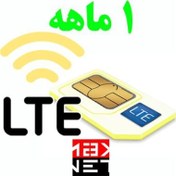 تصویر سیم کارت TD-Lte ایرانسل بهمراه اینترنت۱ماهه مکس نت 