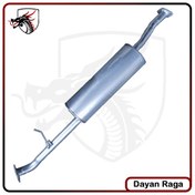 تصویر منبع اگزوز وسط مزدا فلنچ کوچک ستاره شرق کد 006929 