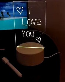 تصویر چراغ خواب ۳ بعدی 