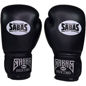 تصویر دستکش بوکس چرم مدل SABAS 
